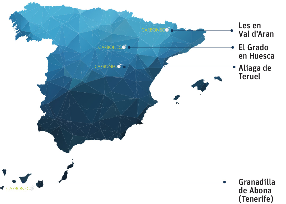 Plantas CO2 Carboneco España